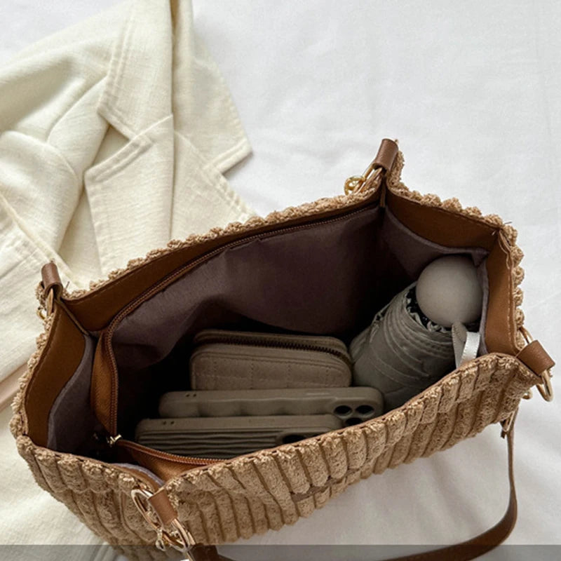 Atelier Élégance™ | Sac en velours côtelé Penny