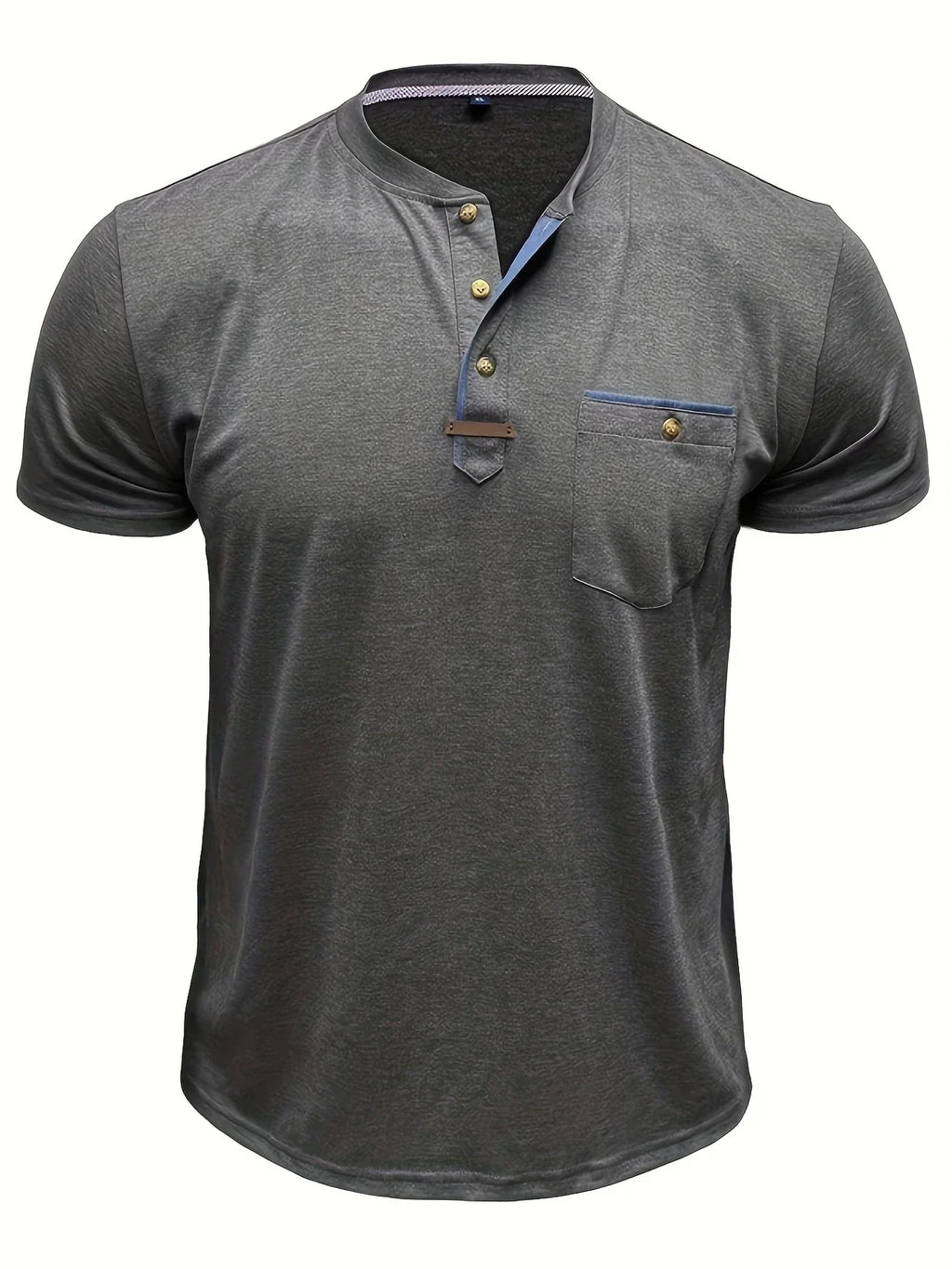 Lenoir™ | T-shirt col rond élégant avec poche