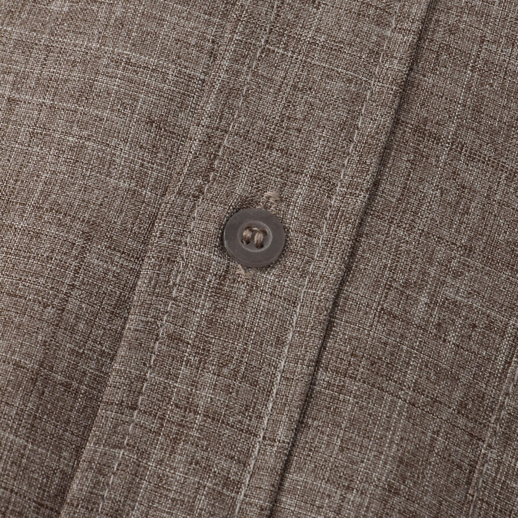 Lenoir™ | Chemise en coton unie avec boutons
