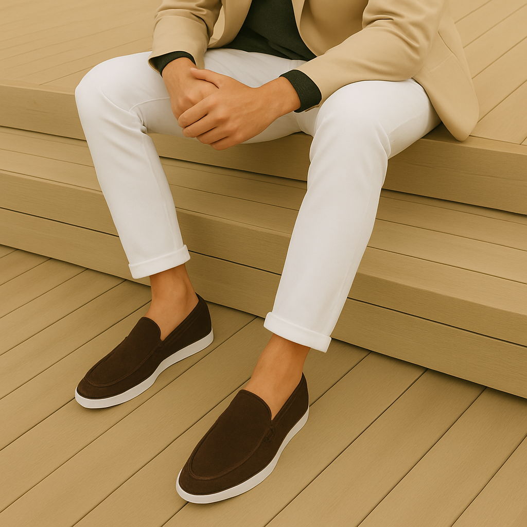 Atelier Élégance™ | Mocassins élégants en suède