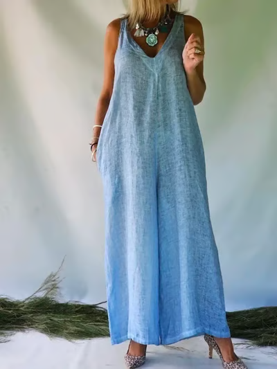 Atelier Élégance™ | Salopette Chic en Coton