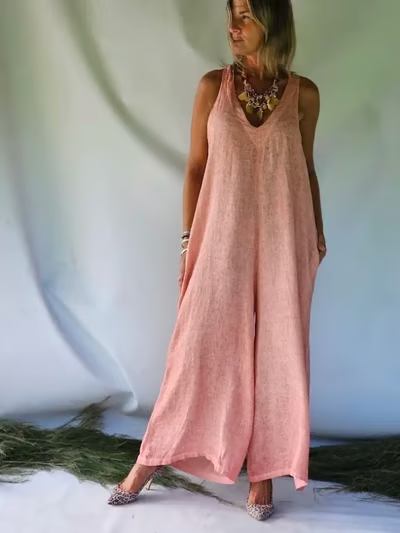 Atelier Élégance™ | Salopette Chic en Coton