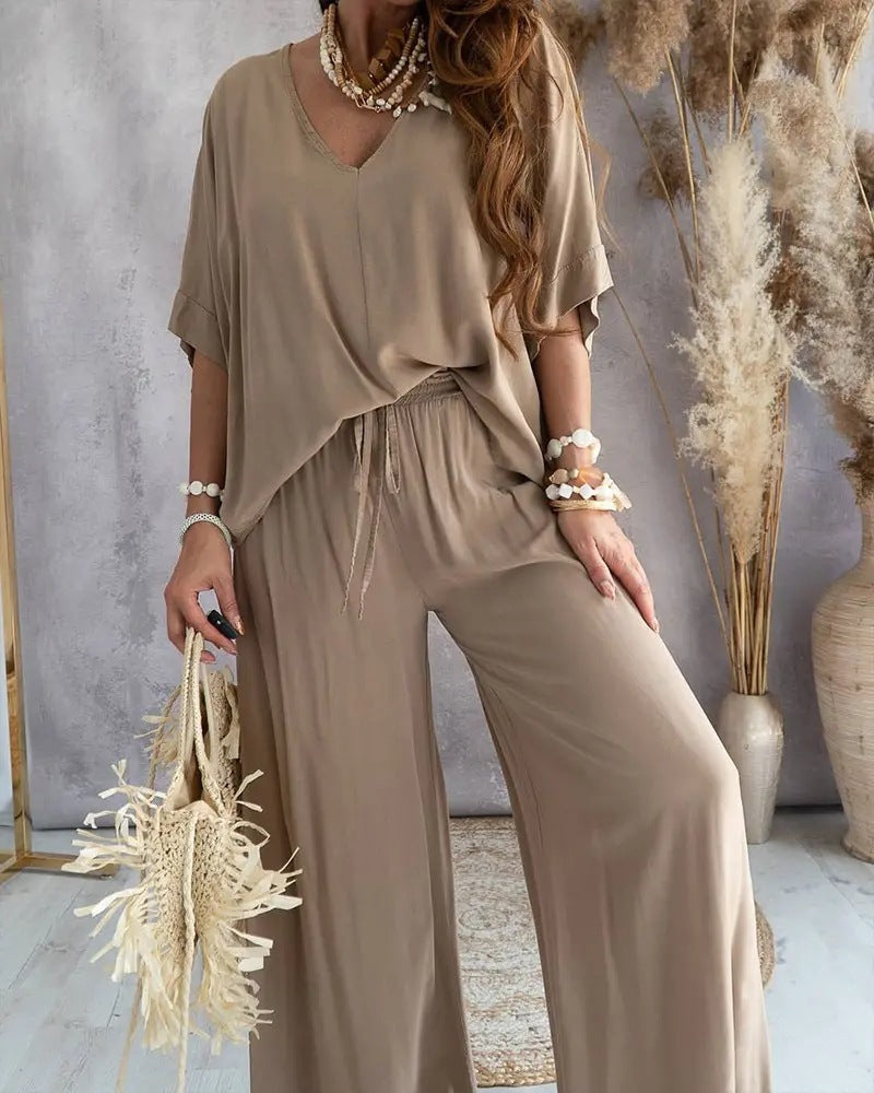 Atelier Élégance™ | Ensemble de Loungewear Boho Décontracté