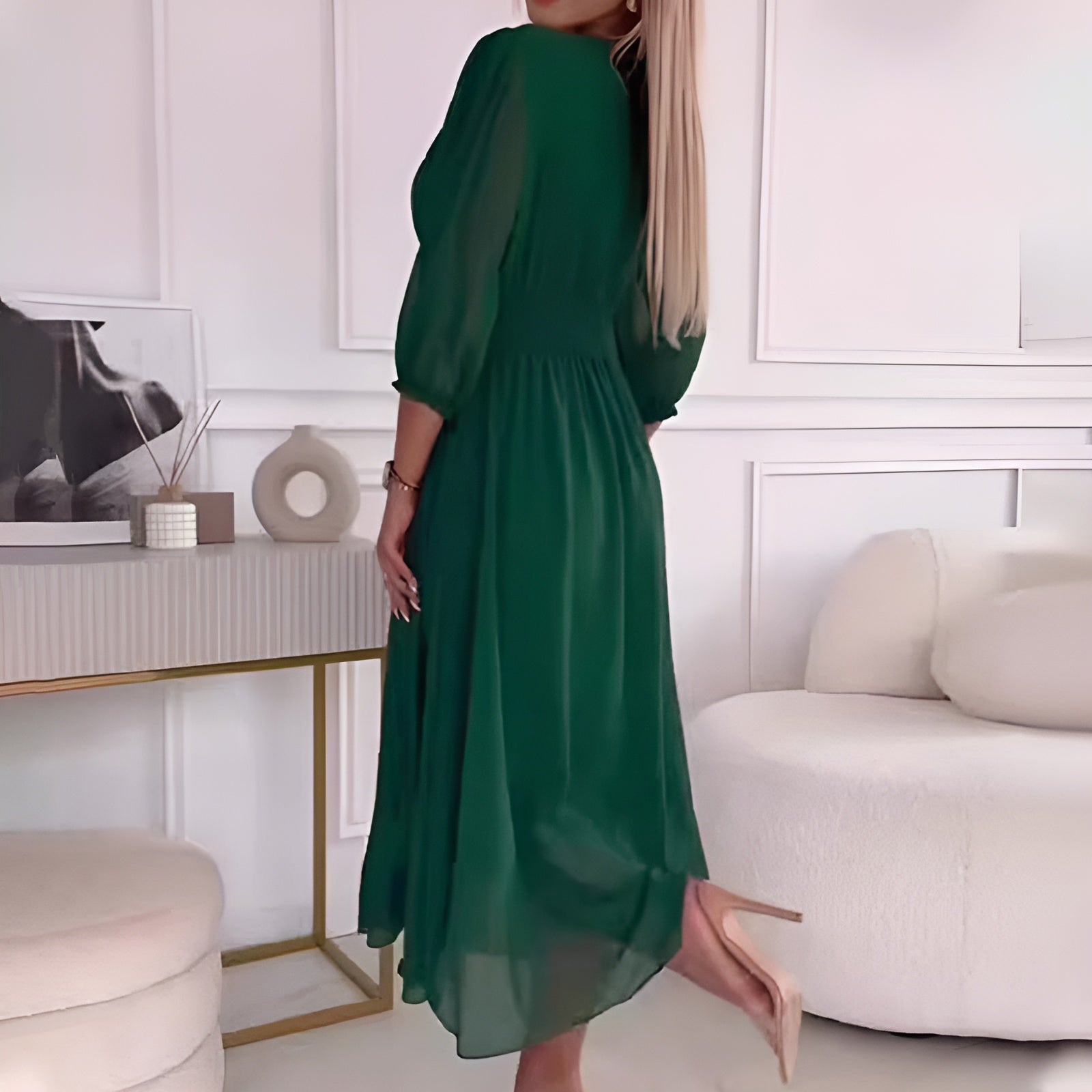 Atelier Élégance™ | Robe en chiffon légère et soyeuse
