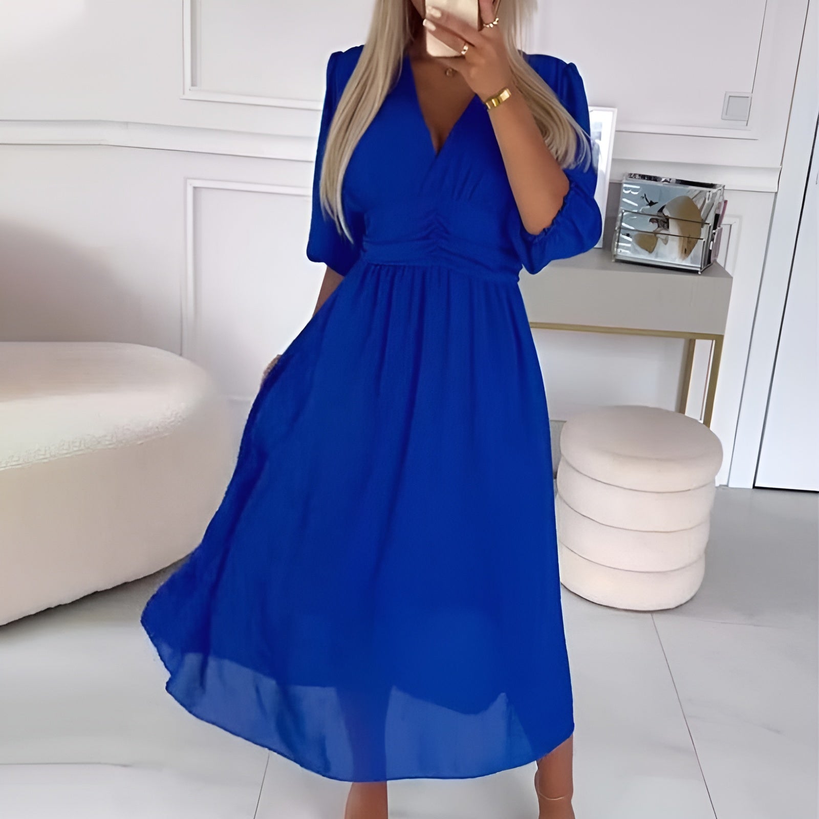 Atelier Élégance™ | Robe en chiffon légère et soyeuse