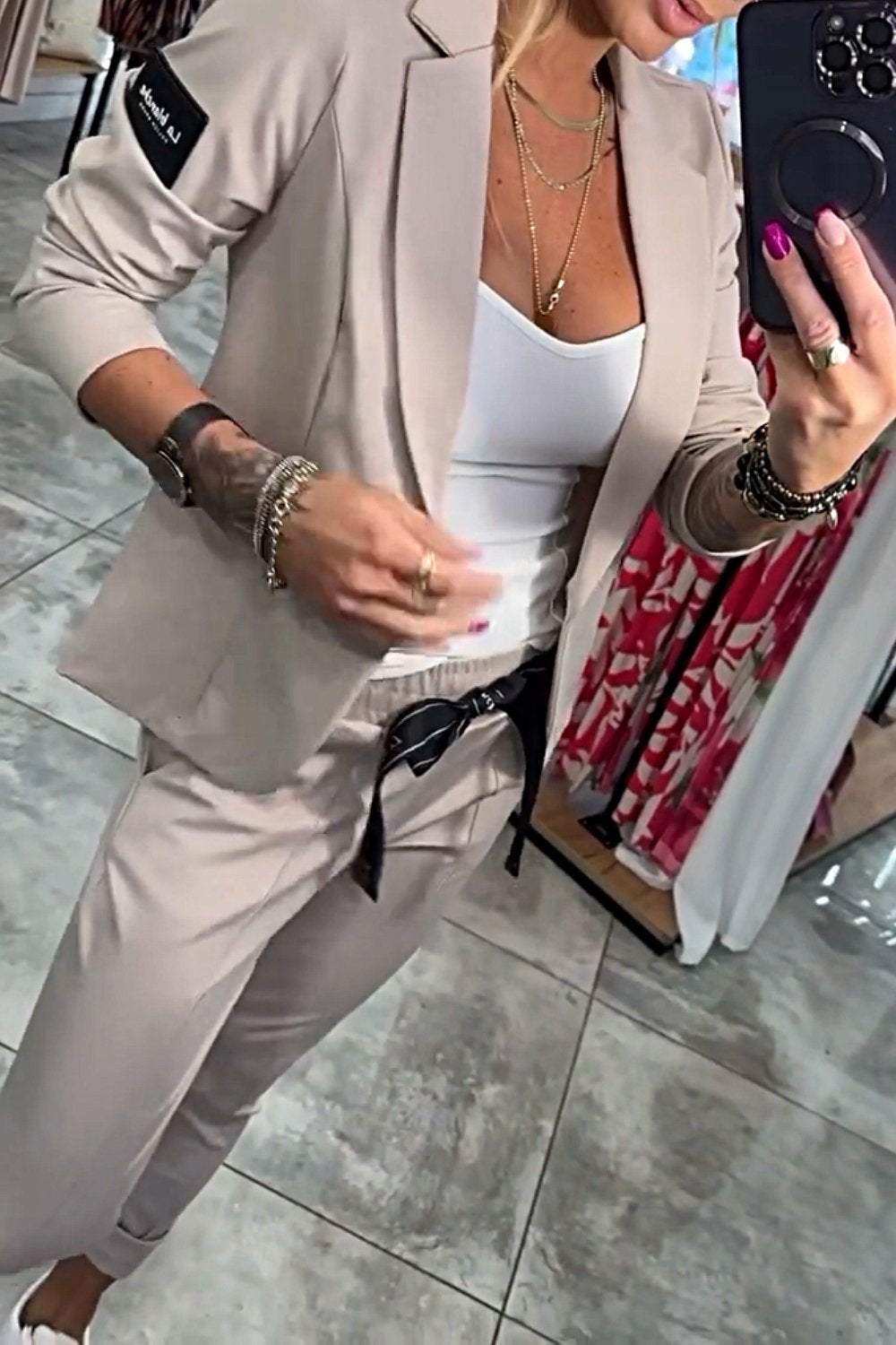 Atelier Élégance™ | Ensemble Blazer et Jogger Décontracté