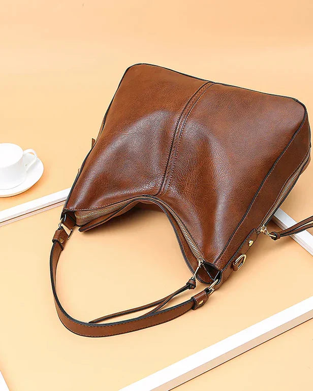 Atelier Élégance™ | Giselle Leather Shoulder Bag