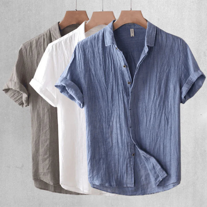 Lenoir™ | Chemise élégante à manches courtes avec boutons