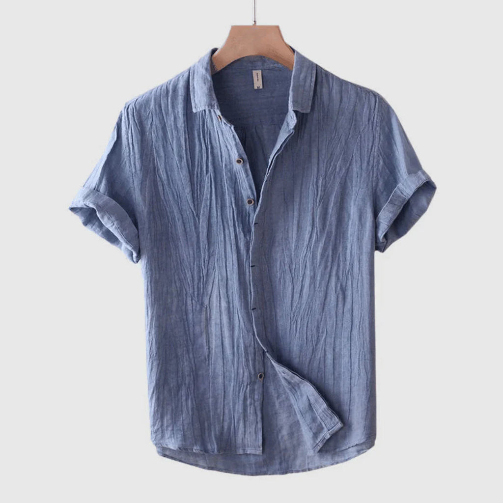 Lenoir™ | Chemise élégante à manches courtes avec boutons