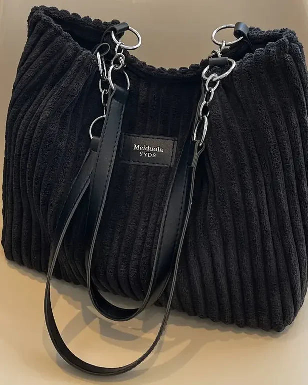 Atelier Élégance™ | Sac en velours côtelé Penny