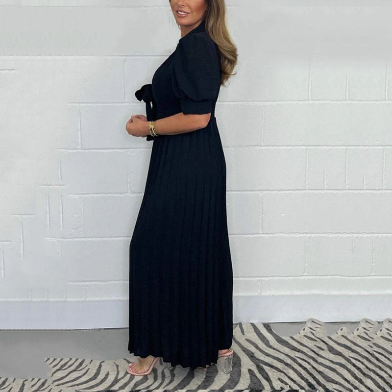 Atelier Élégance™ | Inaya Jumpsuit Plissée Unie