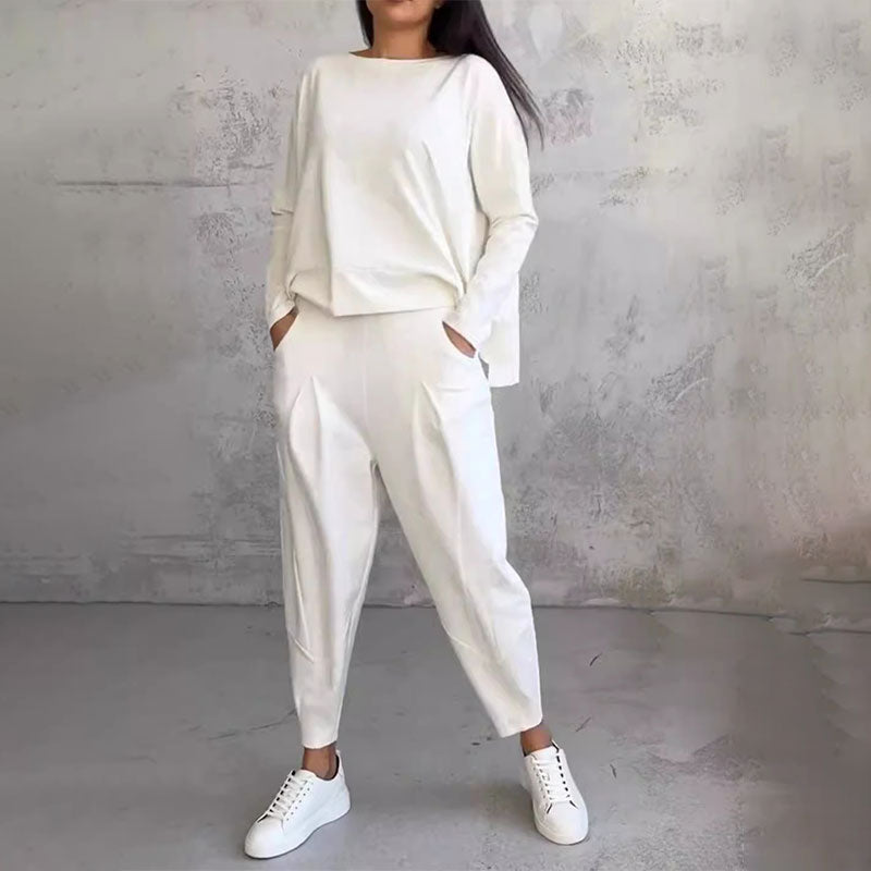 Atelier Élégance™ | T-shirt à manches longues & Pantalon