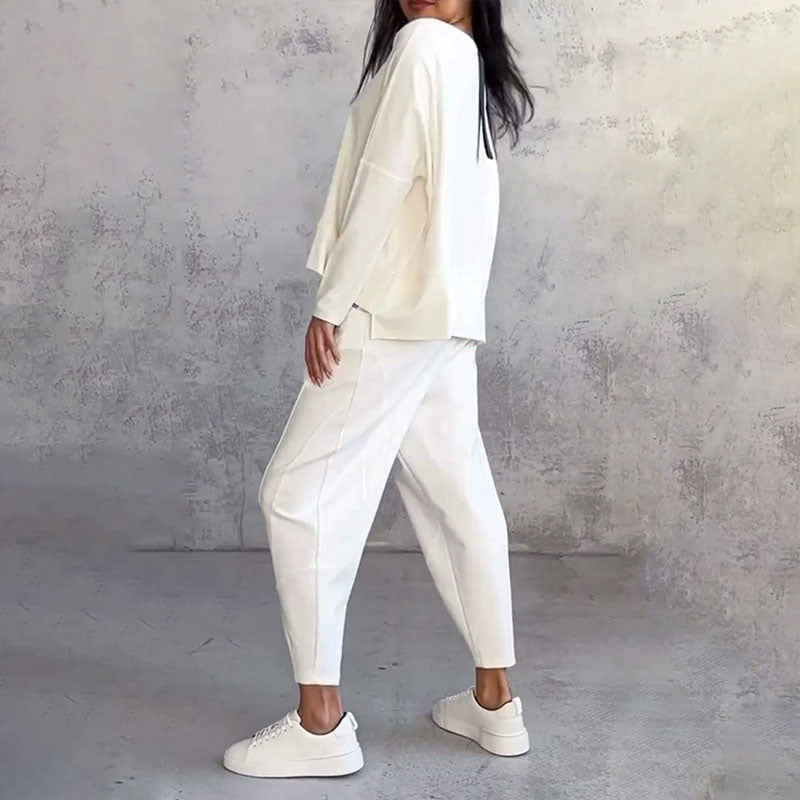 Atelier Élégance™ | T-shirt à manches longues & Pantalon