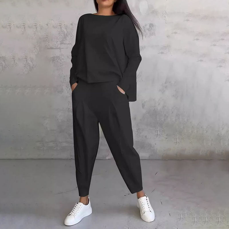 Atelier Élégance™ | T-shirt à manches longues & Pantalon