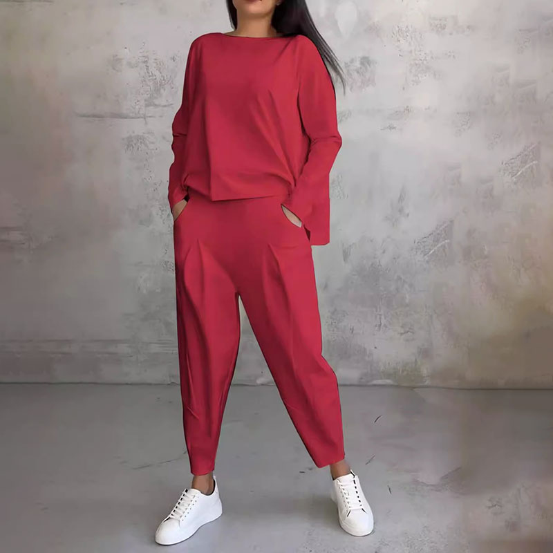 Atelier Élégance™ | T-shirt à manches longues & Pantalon