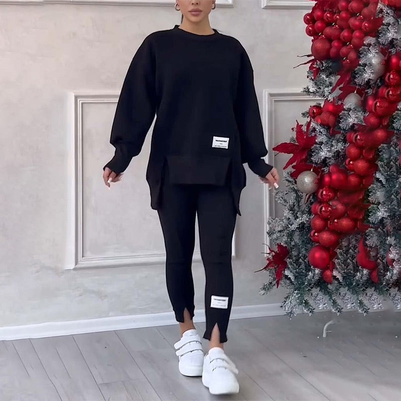 Atelier Élégance™ | Ensemble Sweatshirt et Leggings Décontracté