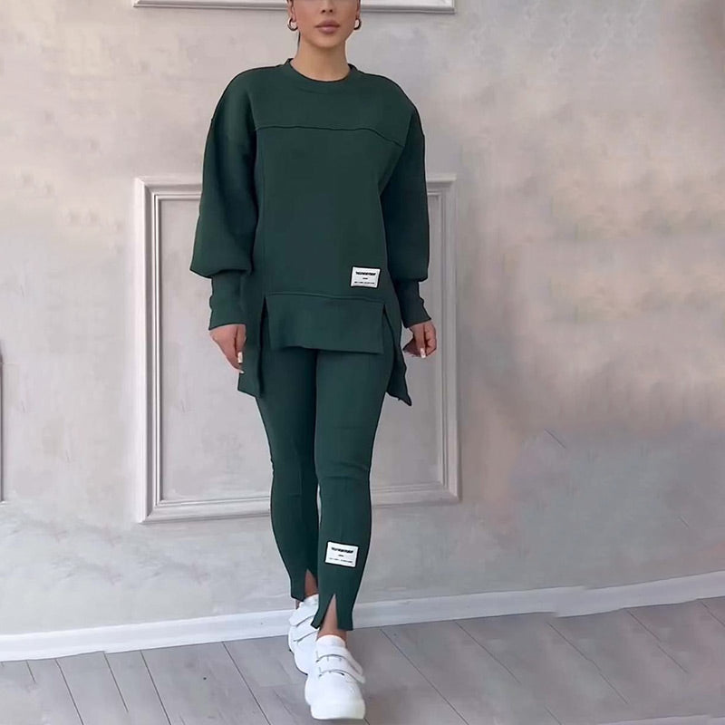 Atelier Élégance™ | Ensemble Sweatshirt et Leggings Décontracté