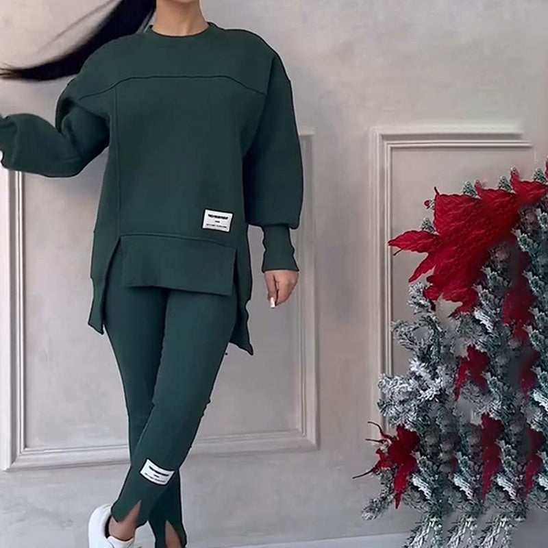 Atelier Élégance™ | Ensemble Sweatshirt et Leggings Décontracté