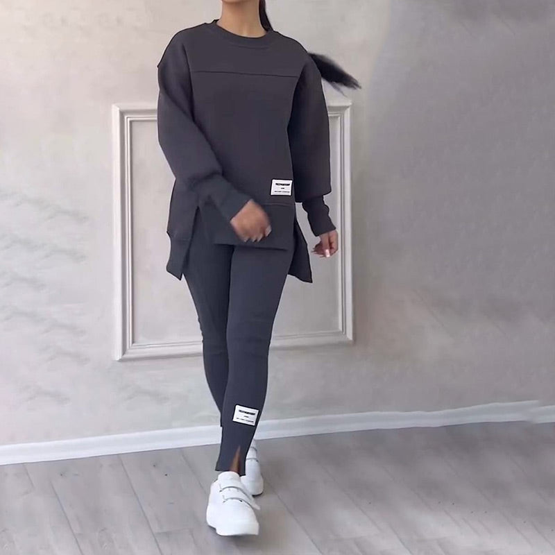 Atelier Élégance™ | Ensemble Sweatshirt et Leggings Décontracté