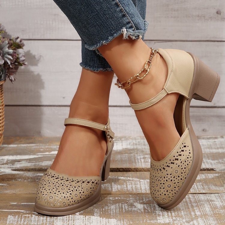 Atelier Élégance™ | Sandales Rétro-Mesh Élégantes