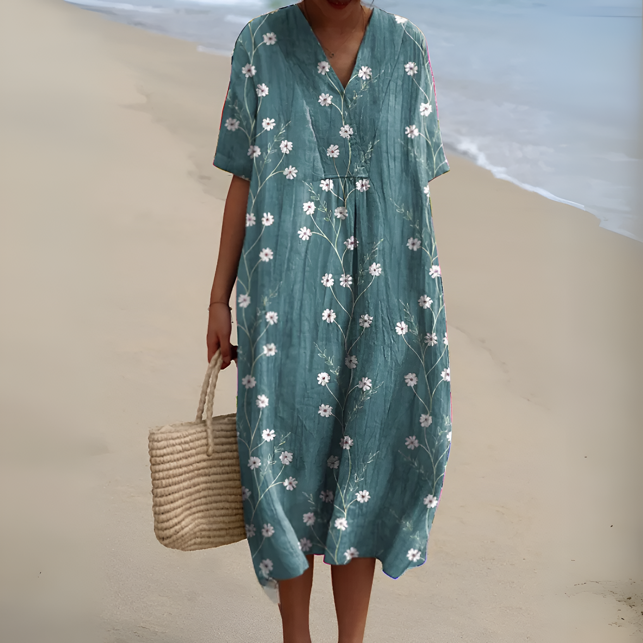 Atelier Élégance™ | Tilda robe Imprimée Brise d’Été