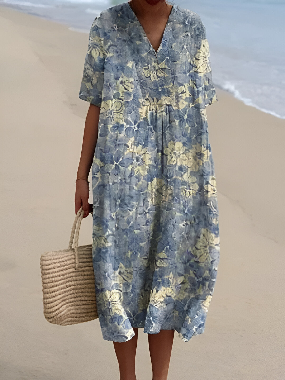 Atelier Élégance™ | Robe Imprimée Brise d’Été