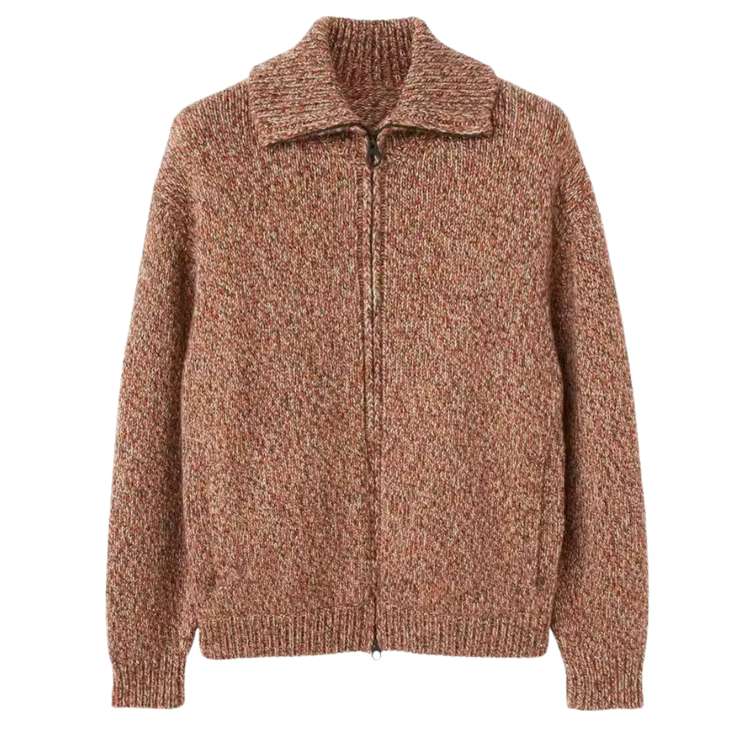 Atelier Élégance™ | BOMBER ZIPPÉ EN LAINE D'ALPAGA