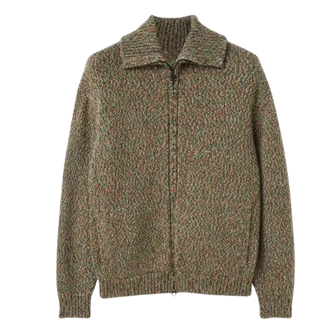 Atelier Élégance™ | BOMBER ZIPPÉ EN LAINE D'ALPAGA