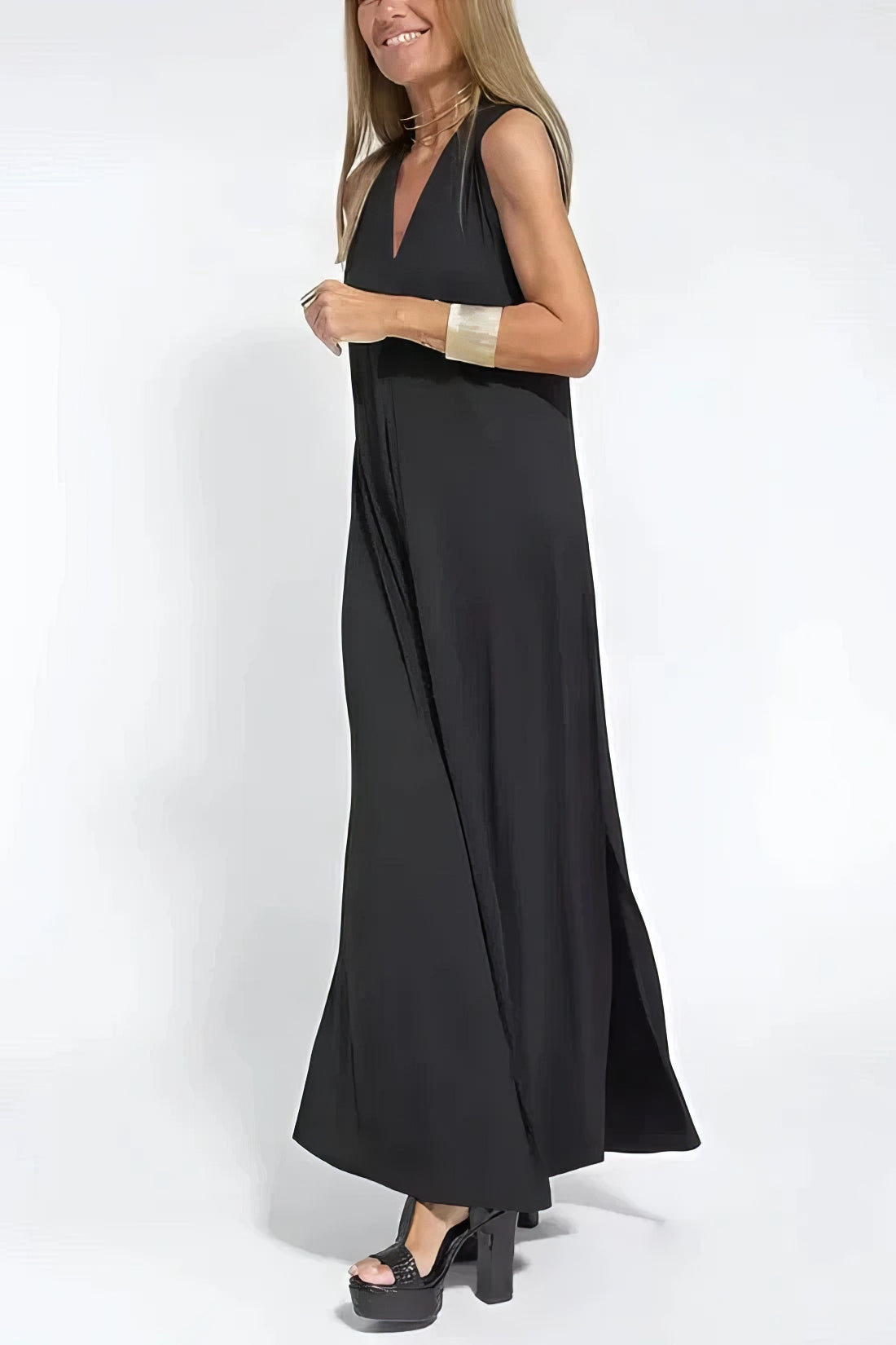 Atelier Élégance™ | Elise robe Longue Élégante avec Cardigan Offert