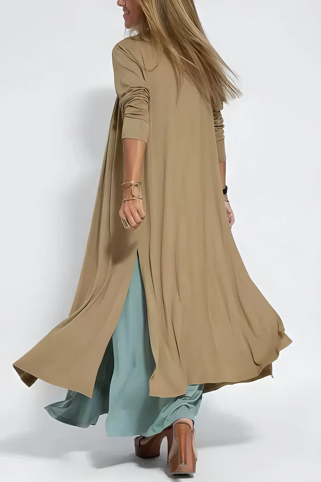 Atelier Élégance™ | Elise robe Longue Élégante avec Cardigan Offert